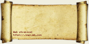 Ignjatije Vukadinović vizit kartica